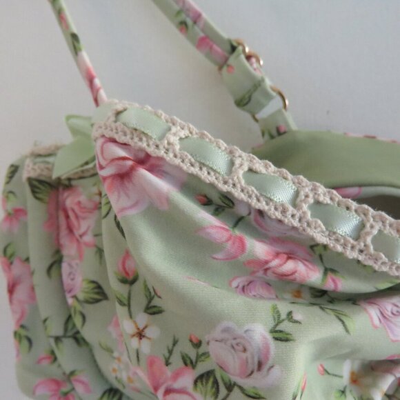 BLACKBOUGH SWIM Georgia Ruched Underwired Bikini Top in Nantucket Cottage Floral - Picture 4 of 14